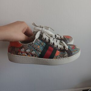 Gucci x Disney Canvas Donald Duck Ace  low top sneakers by Alessandro Michele